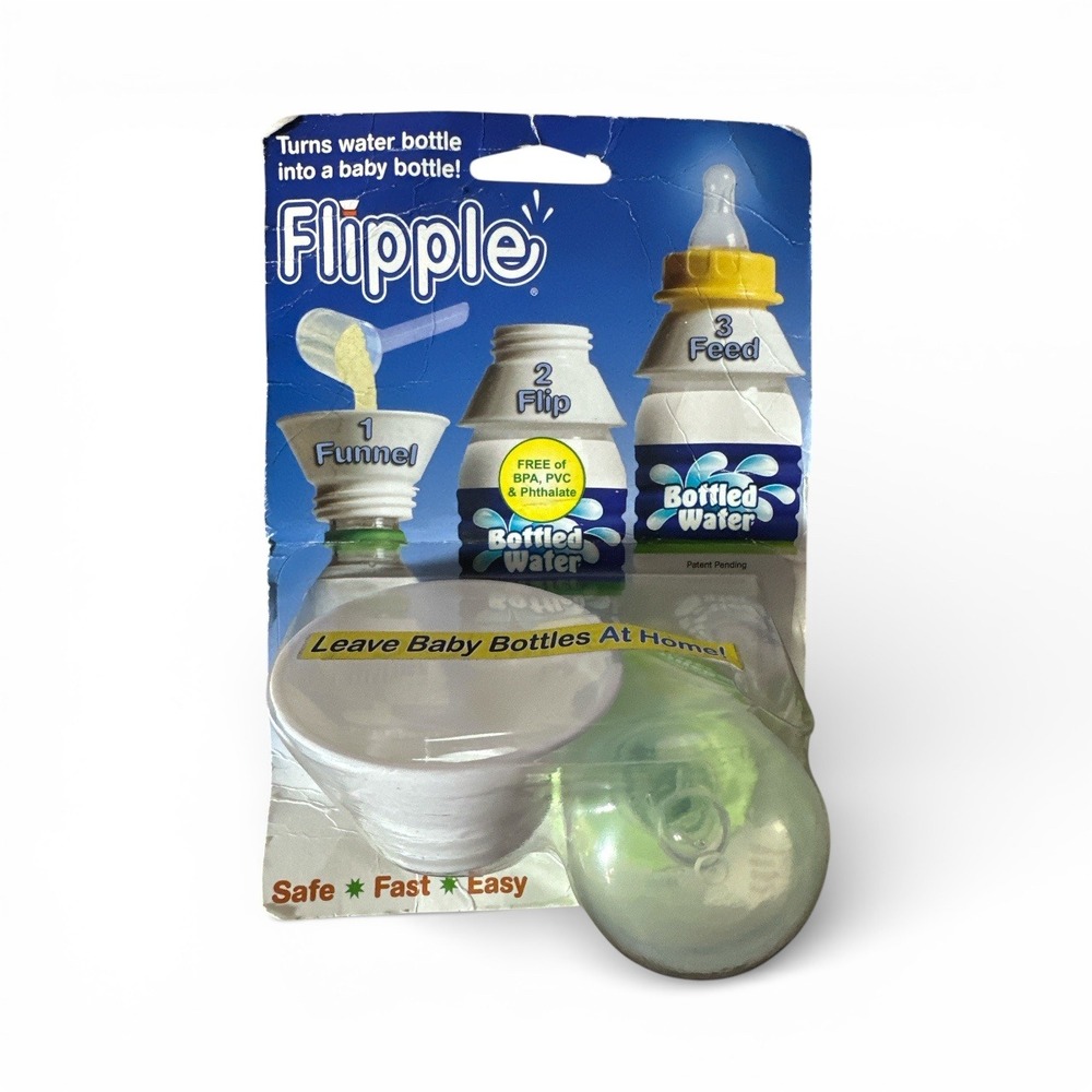 Flipple Emergency Baby Bottle Turn Water Bottle into Baby Bottle‎ Level 2 Nipple